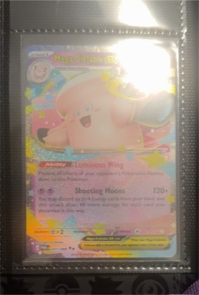 Mega Clefable ex, graded 2.5