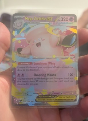 Mega Clefable ex graded 6 & below