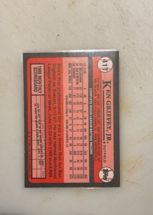 Ken Griffey, Jr., graded 8.0