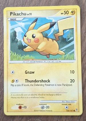 Pikachu graded 7