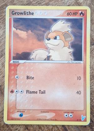 Growlithe, graded 7.0