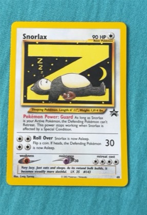 Snorlax, graded 8.5