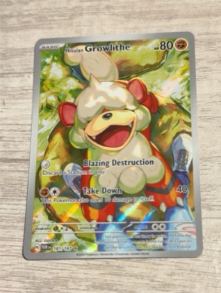 Hisuian Growlithe, graded 8.5
