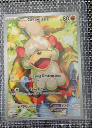 Hisuian Growlithe, graded 3.5