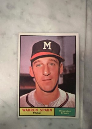 Warren Spahn, graded 8.5