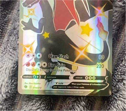 Charizard V, graded 8.5