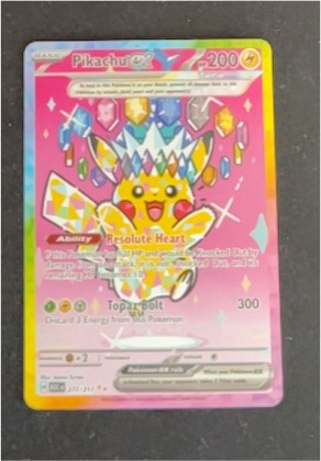 Pikachu ex, graded 9.5