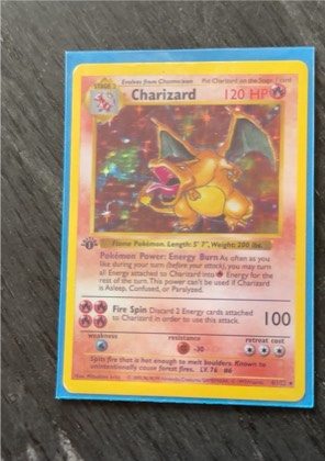 Charizard, graded 5.0