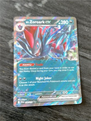 N's Zoroark ex, graded 2.5