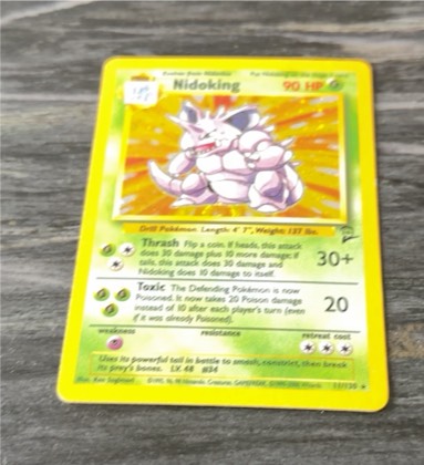 Nidoking graded 6 & below
