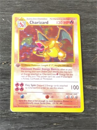 Charizard, graded 5.5