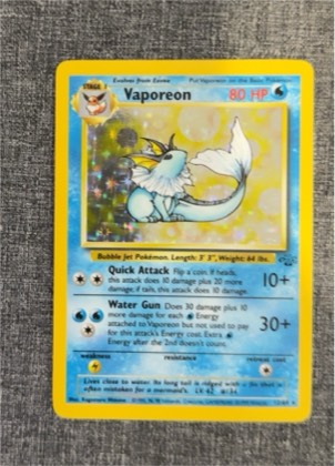 Vaporeon, graded 7.5