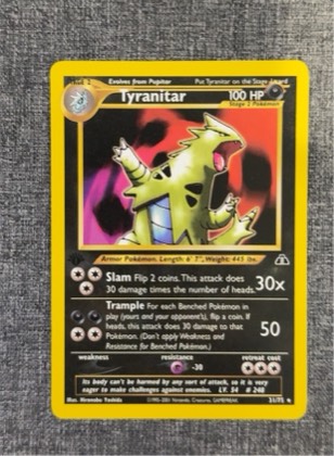 Tyranitar, graded 8.0