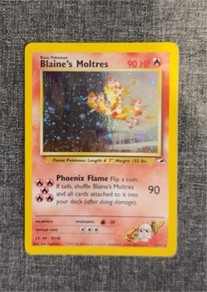 Blaine's Moltres, graded 8.5