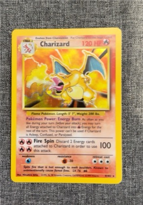 Charizard, graded 7.5