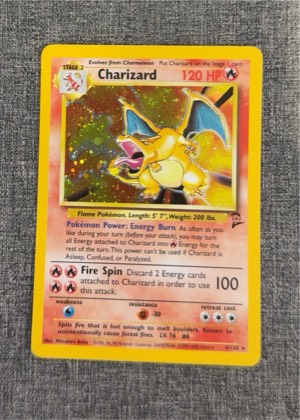 Charizard, graded 8.0