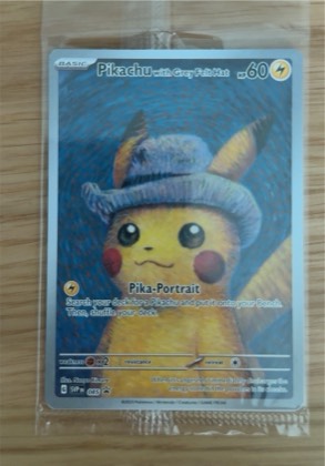 Pikachu with Grey Felt Hat, graded 9.5