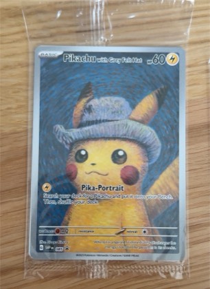 Pikachu with Grey Felt Hat, graded 9.5