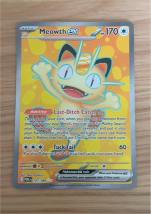 Meowth ex, graded 10.0