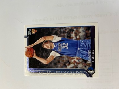 Cooper Flagg, graded 9.0