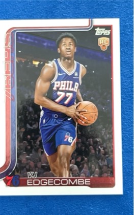VJ Edgecombe, graded 8.5