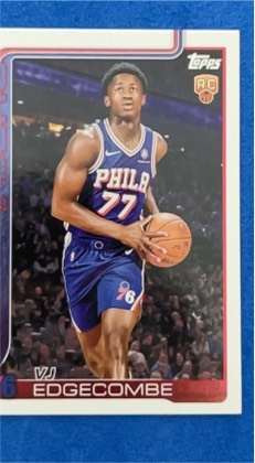 VJ Edgecombe, graded 7.5