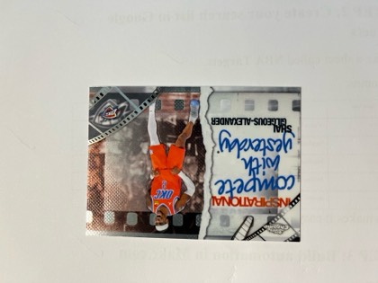 Shai Gilgeous-Alexander, graded 9.0