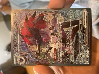 N's Zoroark ex, graded 8.5