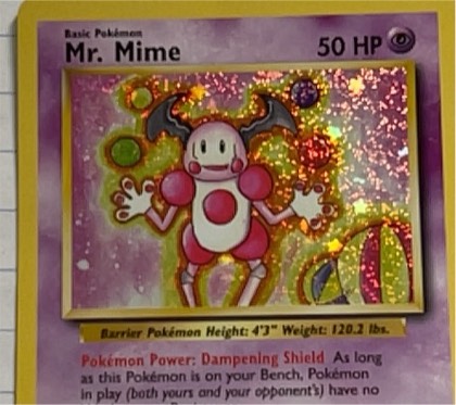 Mr. Mime, graded 8.5