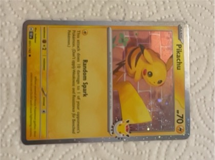 Pikachu - 051/162 (Cosmo Holo), graded 10.0