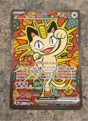 Meowth ex, graded 9.5