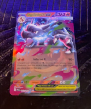 Mega Charizard X ex, graded 5.5