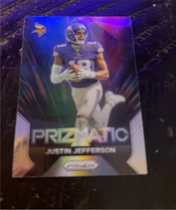 Justin Jefferson, graded 8.0