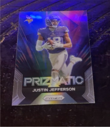 Justin Jefferson, graded 7.5