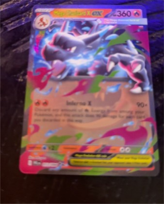 Mega Charizard X ex, graded 4.5