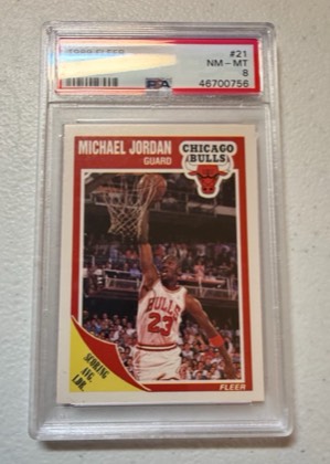 Michael Jordan, graded 8.5