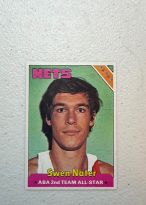 1975-76 Topps #231 Swen Nater, graded 5.0