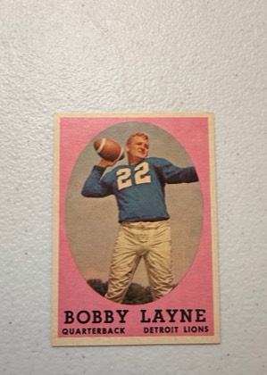 Bobby Layne, graded 7.0