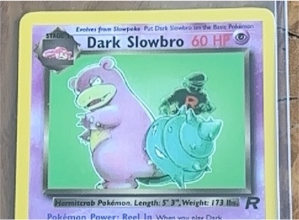 Dark Slowbro (29) graded 7