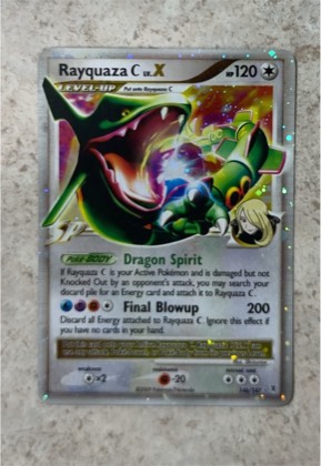 Rayquaza C Lv.X, graded 5.0