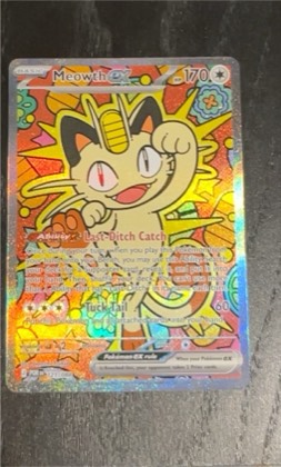 Meowth ex graded 8.5