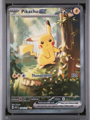 Pikachu ex, graded 10.0