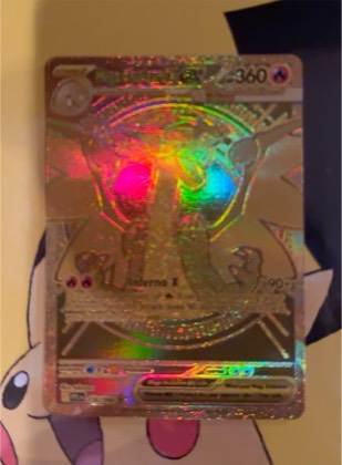 Mega Charizard EX, graded 8.0