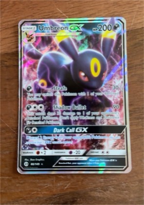 Umbreon GX, graded 8.5