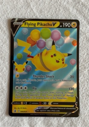 Flying Pikachu V, graded 9.0