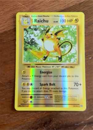 Raichu, graded 8.5