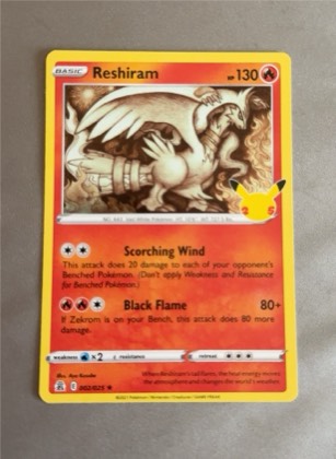 Reshiram, graded 9.5