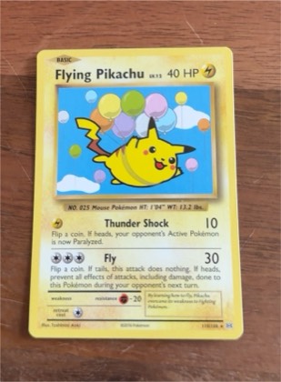 Flying Pikachu, graded 9.0
