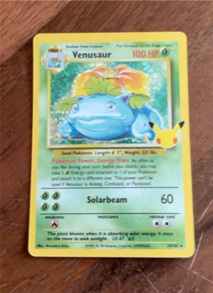 Venusaur, graded 9.0