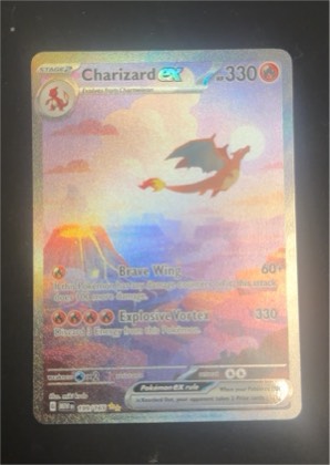 Charizard ex, graded 9.5